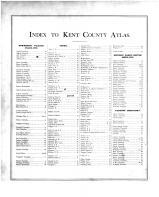 Index, Kent County 1876